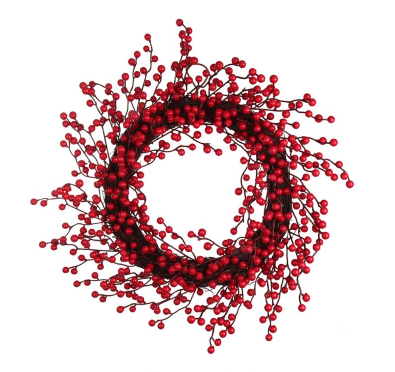 20&quot; Red Berry Wreath Red