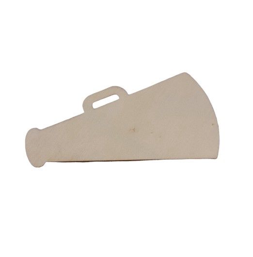 4.25&quot;x2.5&quot; Wood Megaphone