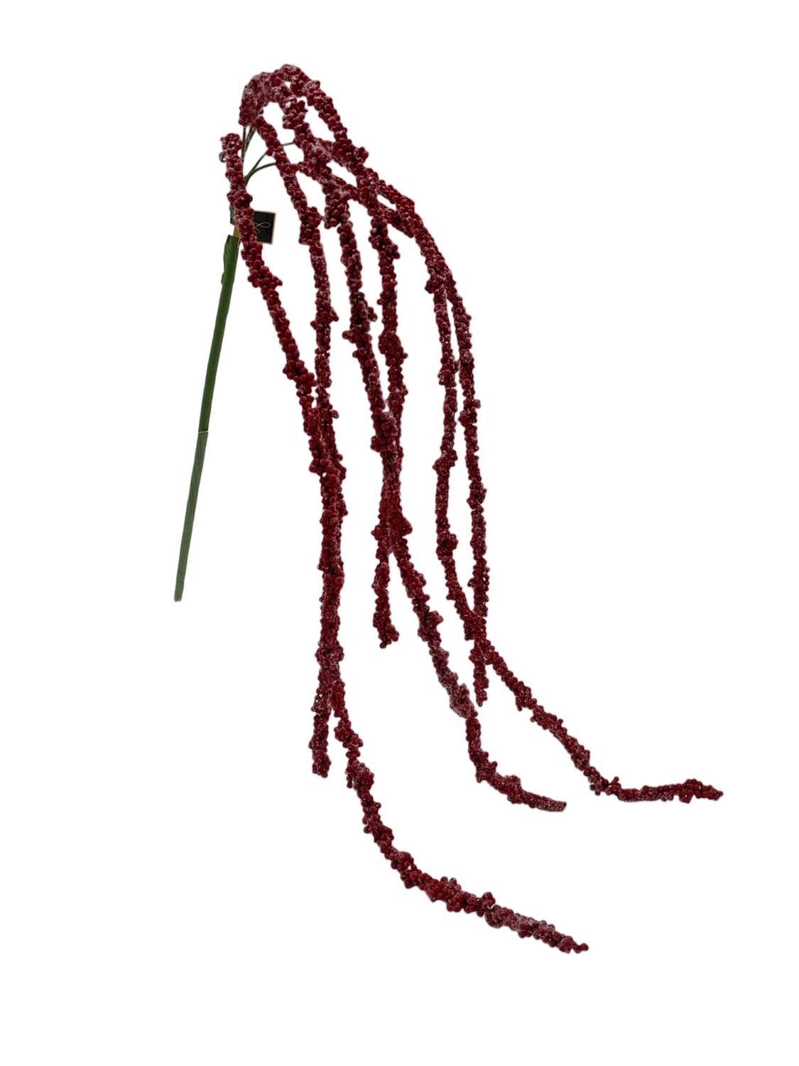 45&quot; Hanging Iced Berry Spray x6 Red