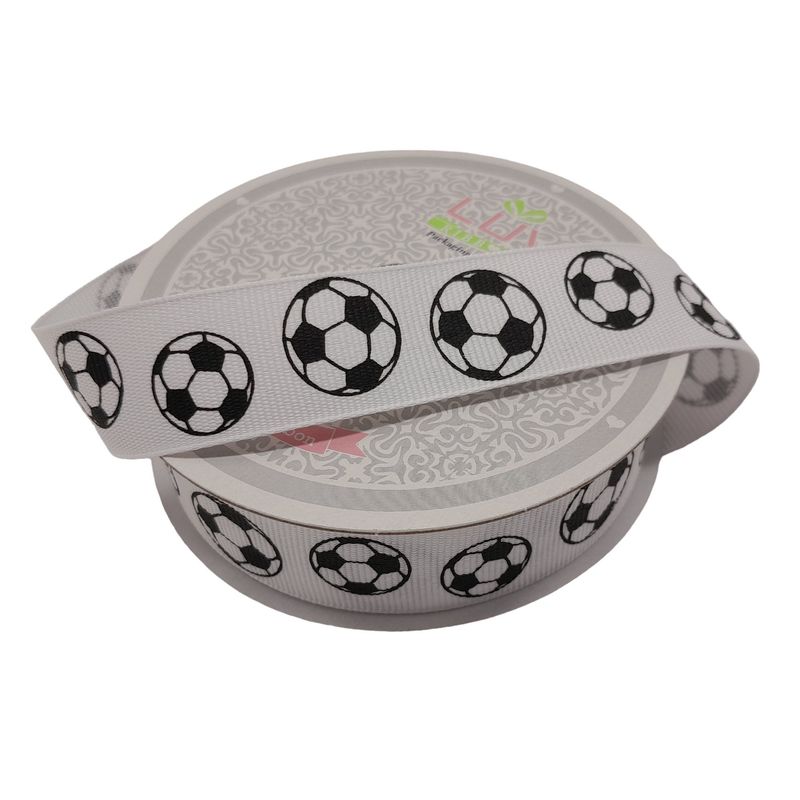 7/8&quot;x10yd Grosgrain Soccer Ribbon