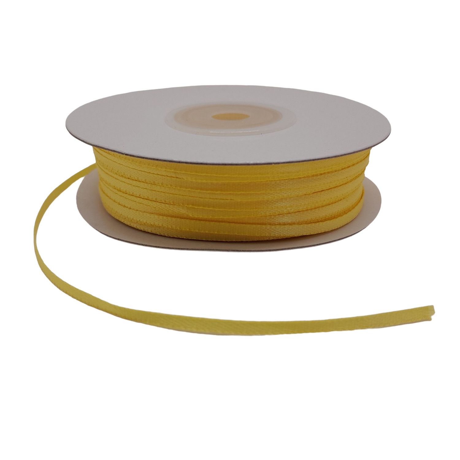 1/16"x100yd Double Faced Satin Canary
