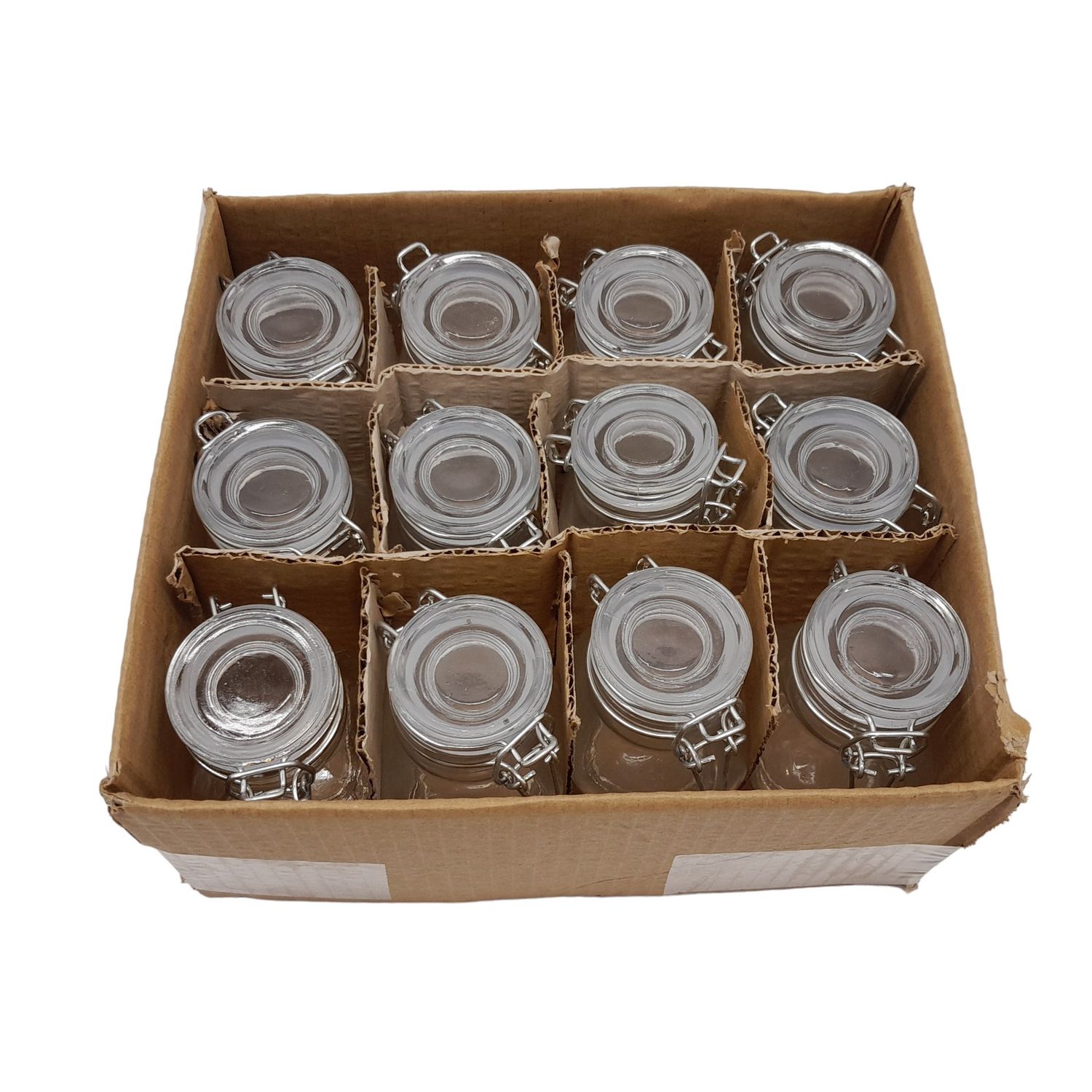 12pc 2"x3" Square Jar (Glass)