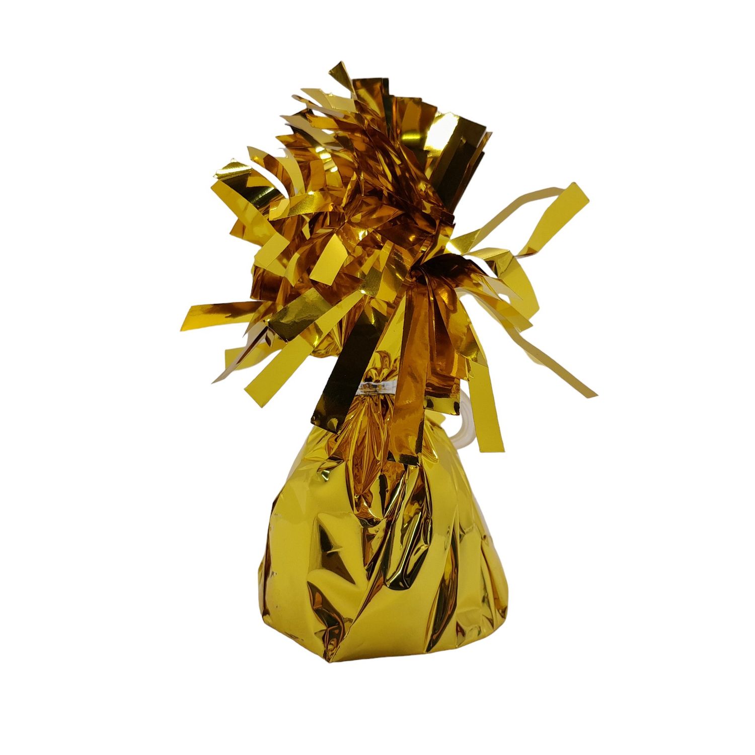 5oz 2.5&quot;x5&quot; Metallic Foil Balloon Weight Gold