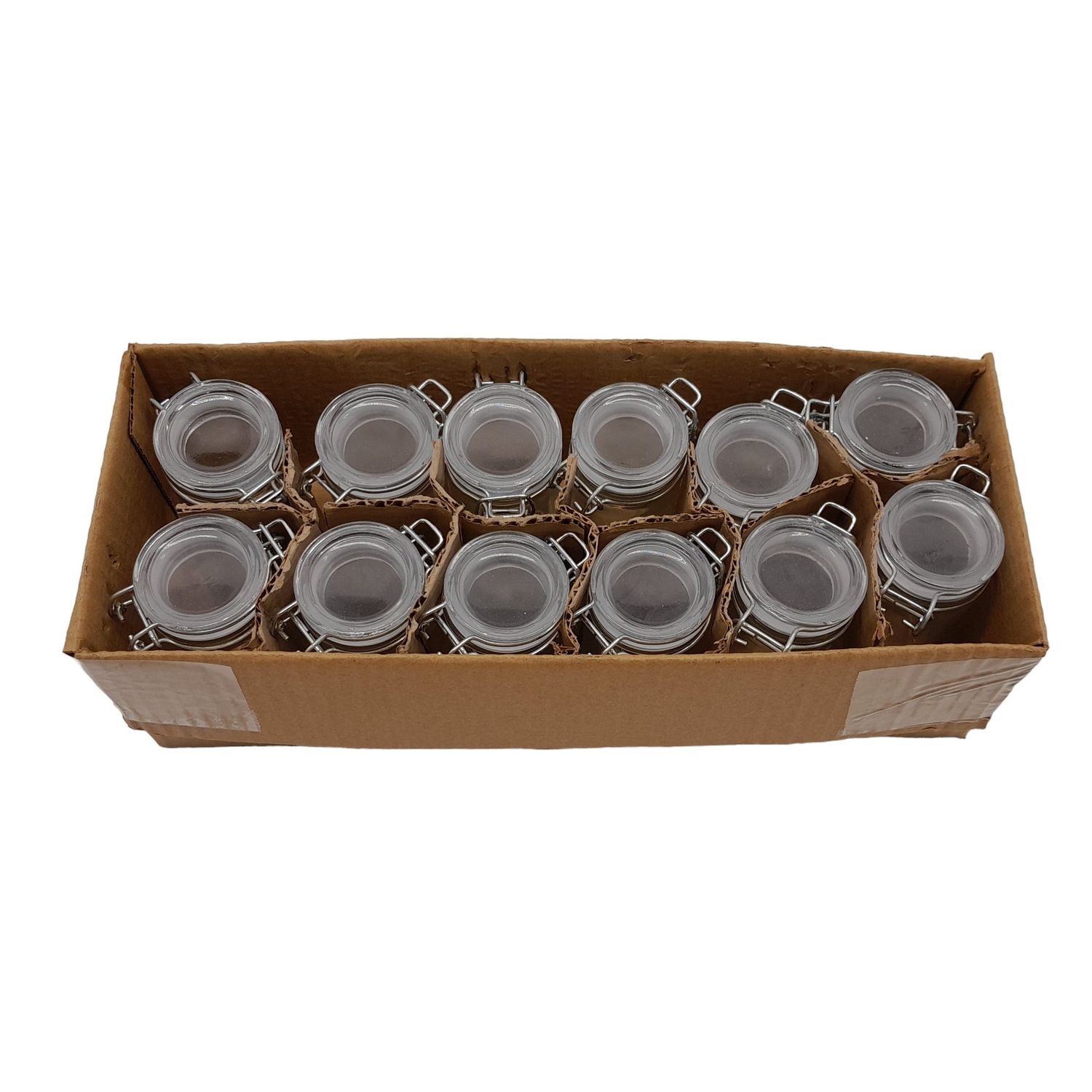 12pc 1.75&#39;x3.5&quot; Cylinder Jar (Glass)