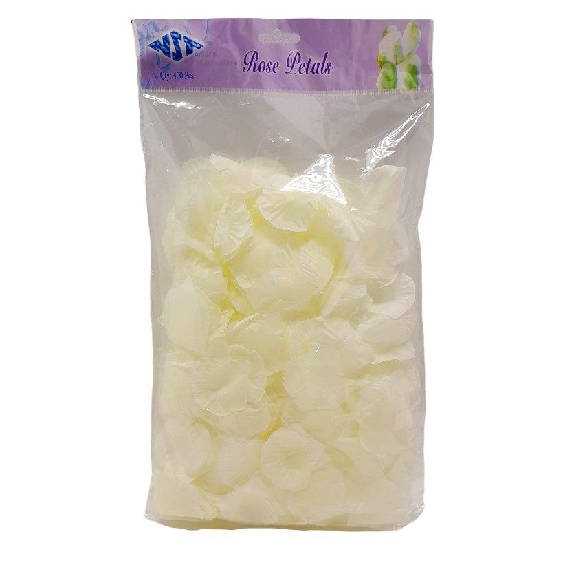 400pc Rose Petals Ivory