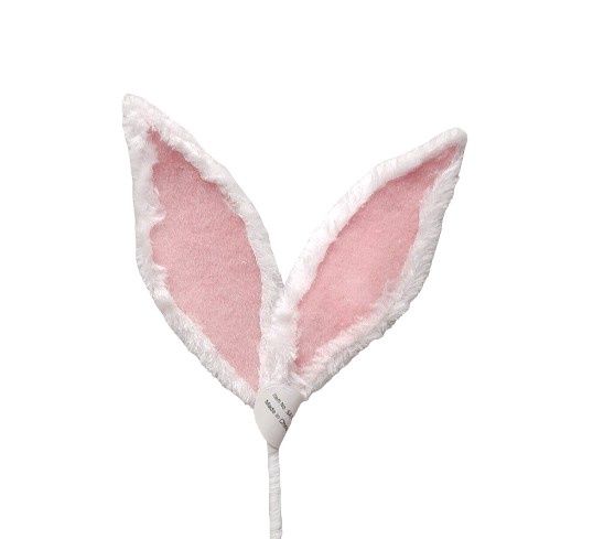 22&quot; Bunny Ear Pick Pink/White