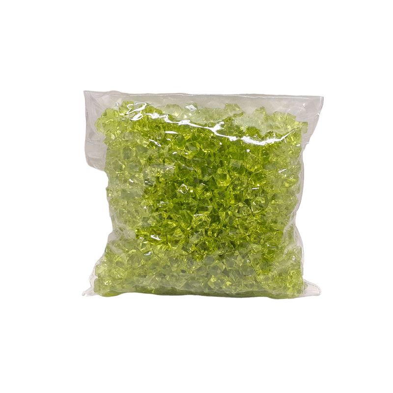 1# 1.5cm Acrylic Rocks Lime