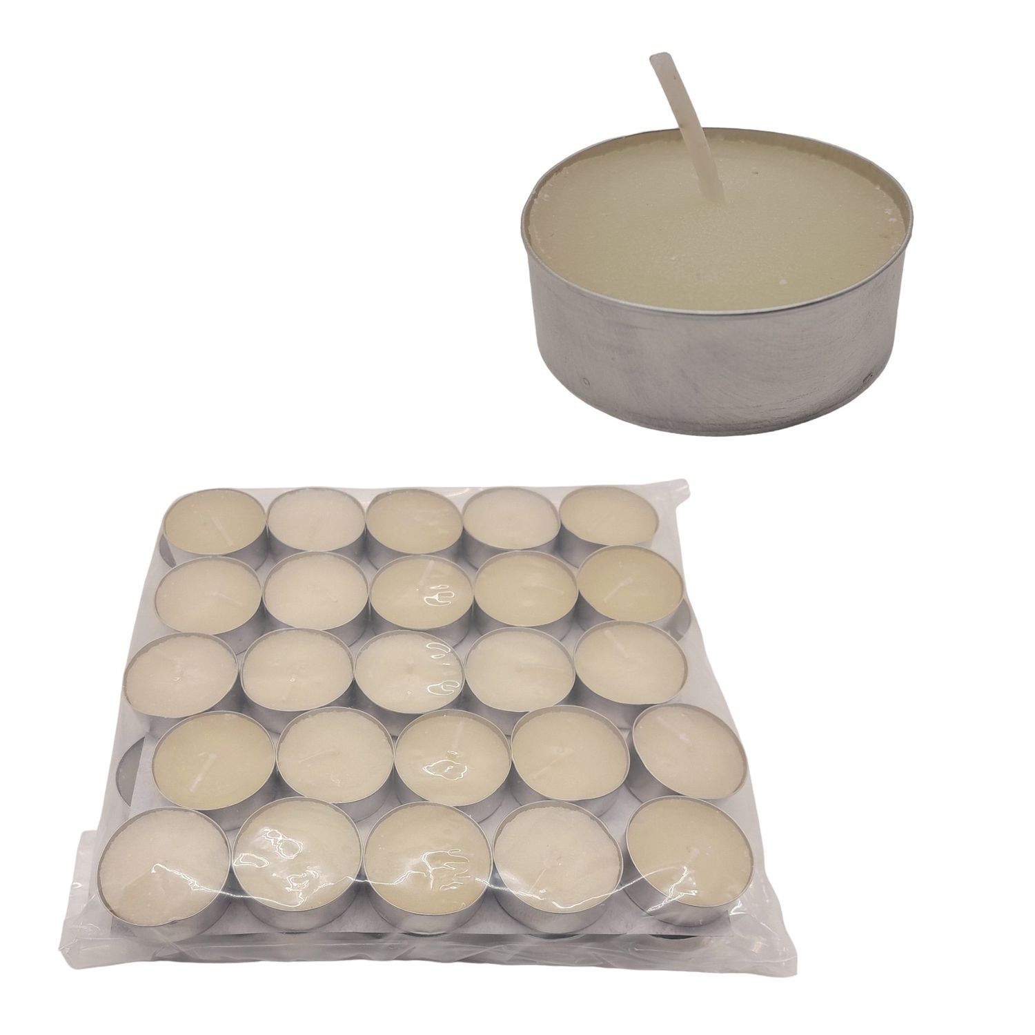 50pc Aluminum Tealights