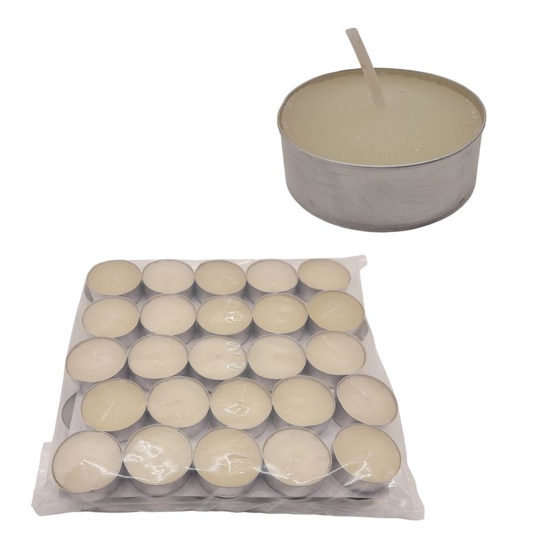 50pc Aluminum Tealights