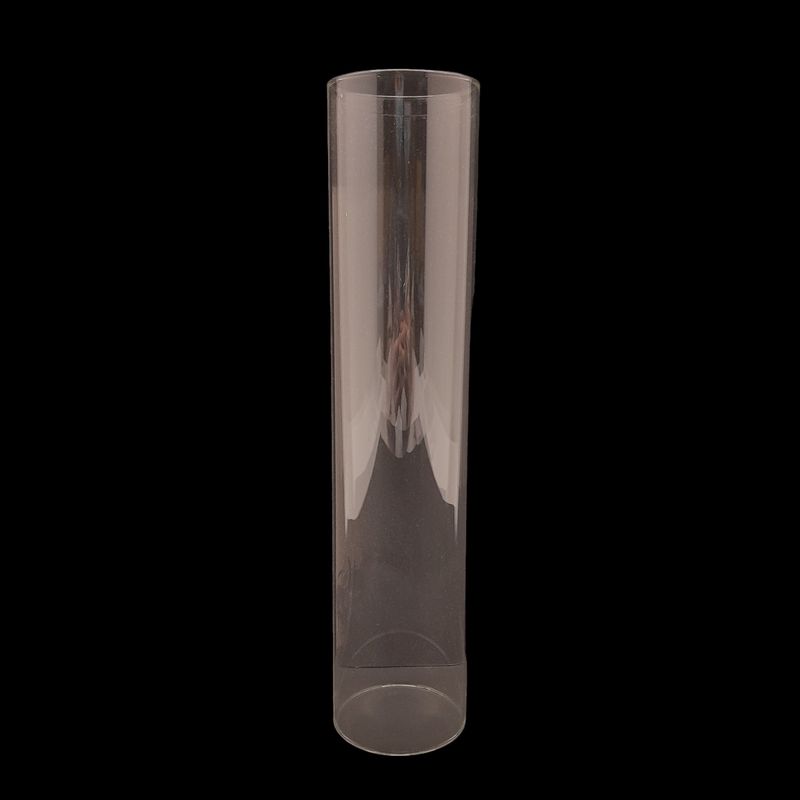 12&quot; Hurricane Candle Holder w/2.5&quot; Opening (Glass)
