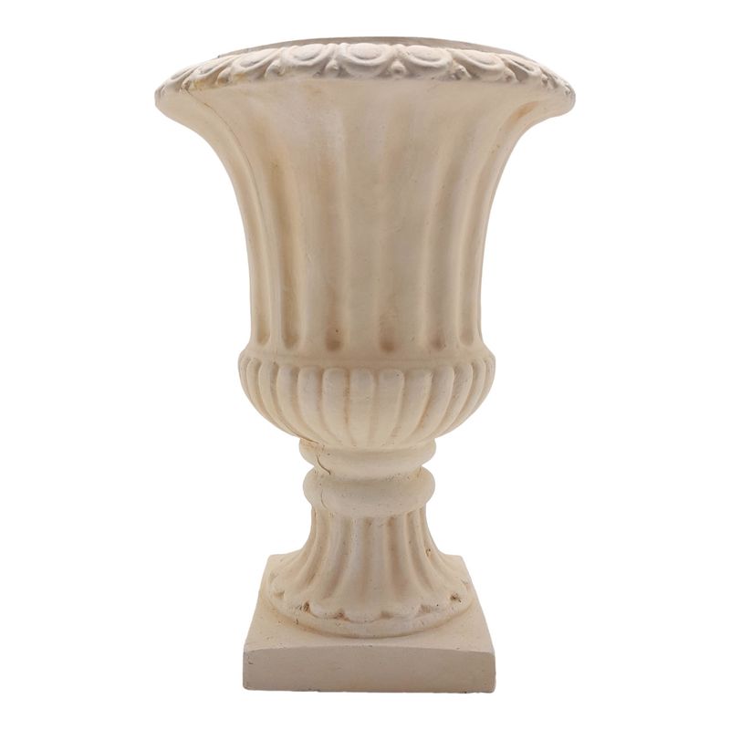 15.5&quot; Classical Urn w/6.5&quot; Base, 7.5&quot; Opening &amp; 10&quot; Deep (Clay)