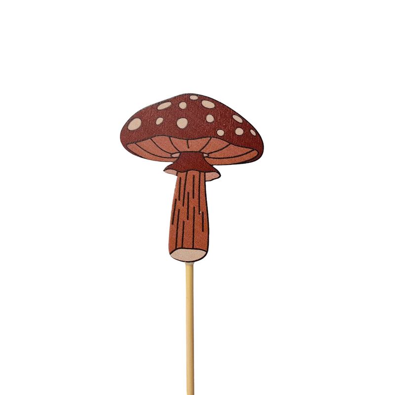 18&quot; Toadstool Pick Brown