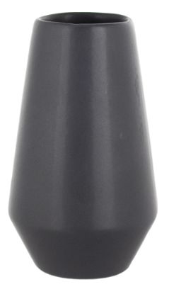 3&quot;x5&quot; Mod Bauble Vase w/1.5&quot; Opening Charcoal  (Ceramic)