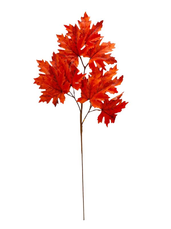 29&quot; Maple Leaf Spray x3 Orange