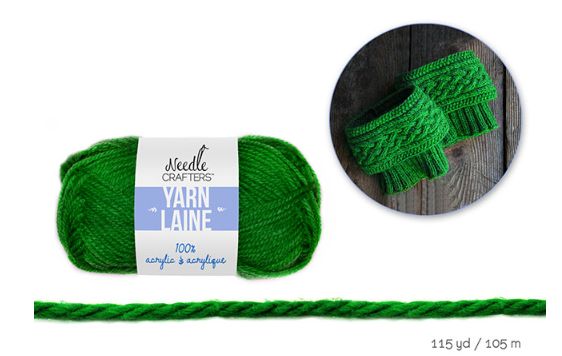 50g - Approx. 115yd 100% Acrylic Standard Yarn Dyed Hunter Green