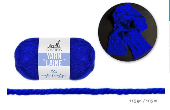 50g - Approx. 115yd 100% Acrylic Standard Yarn Dyed Royal Blue
