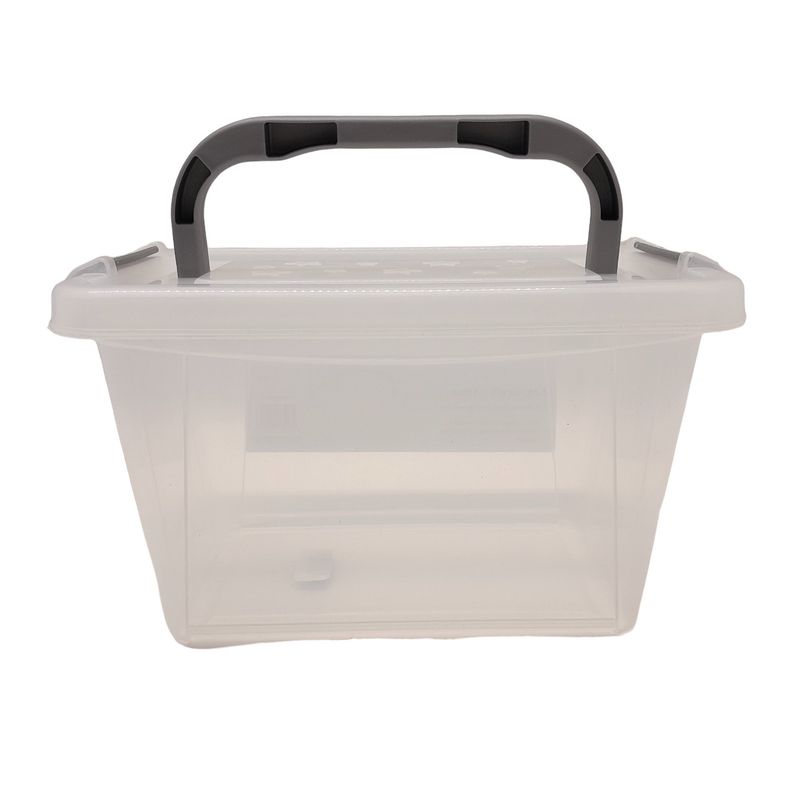 3.5L - 9.8”x6.34”x5.87” Multi-Purpose Storage Box Clear