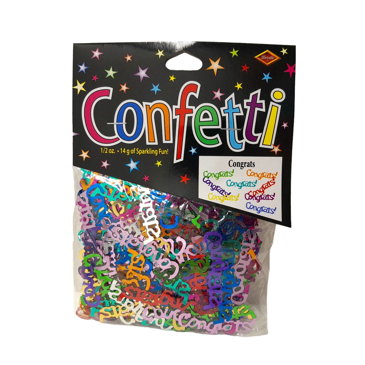 1/2oz Congrats Confetti Multi