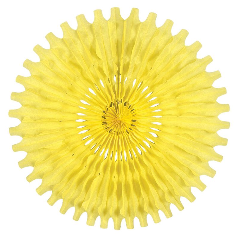 25&quot; Tissue Fan Canary Yellow