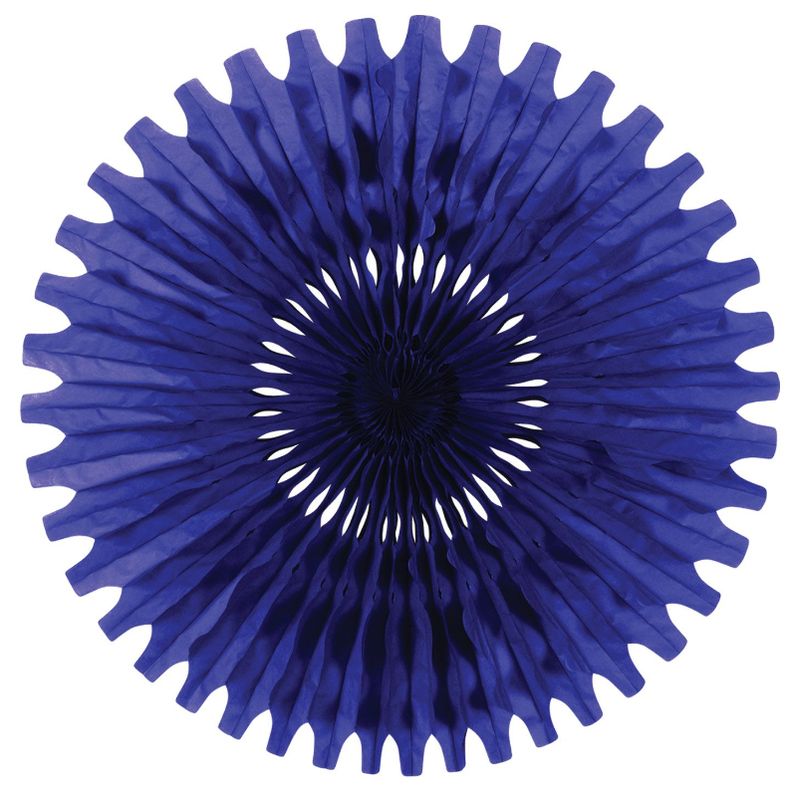 25&quot; Tissue Fan Blue