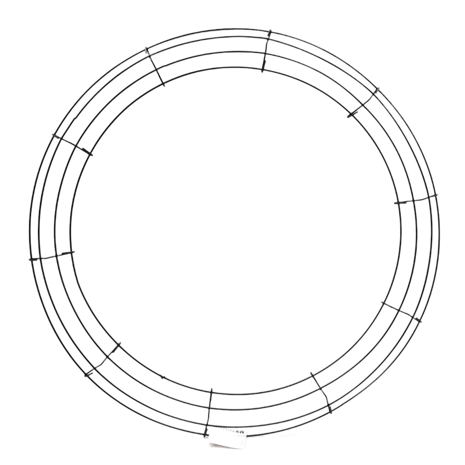 20&quot; 4 Ring Wire Box Wreath Form