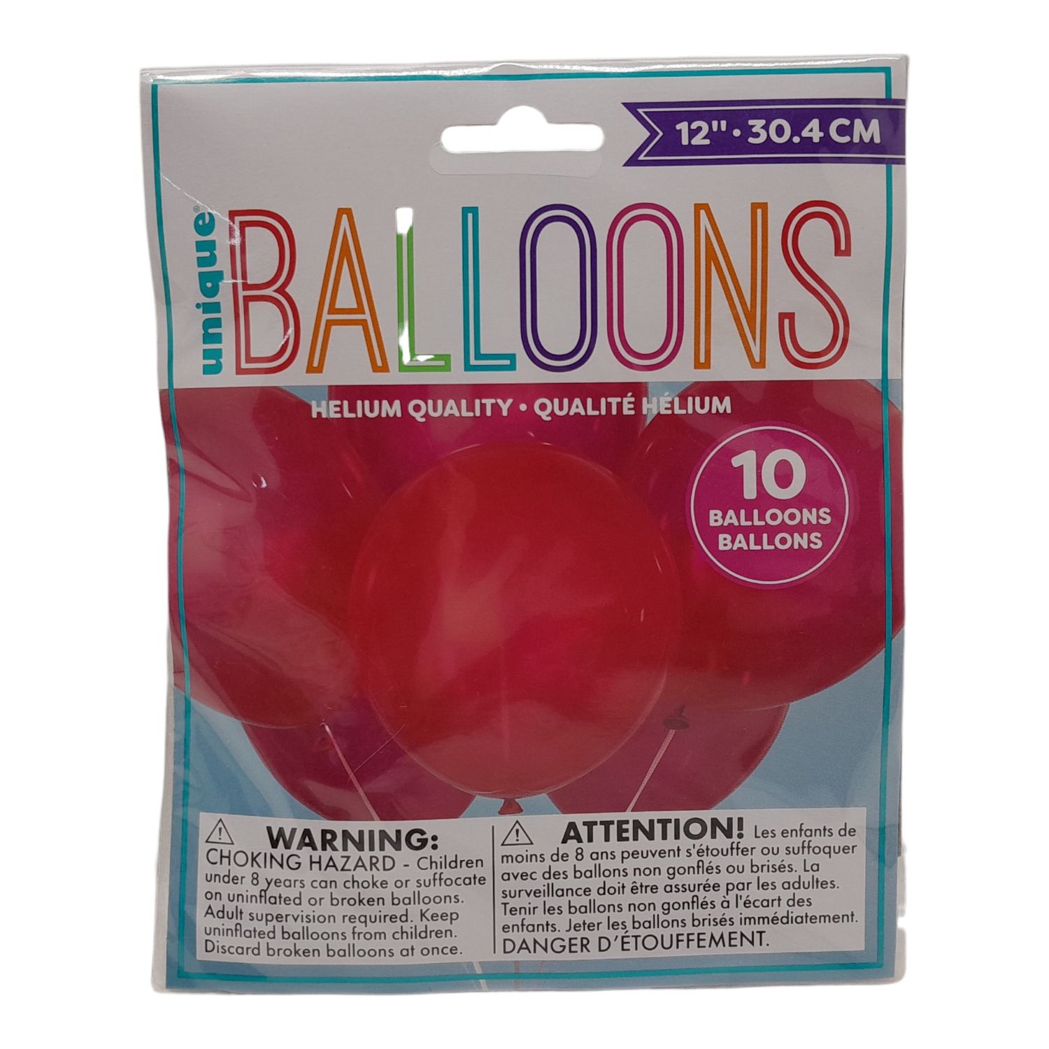 10pc 12&quot; Balloons Magenta
