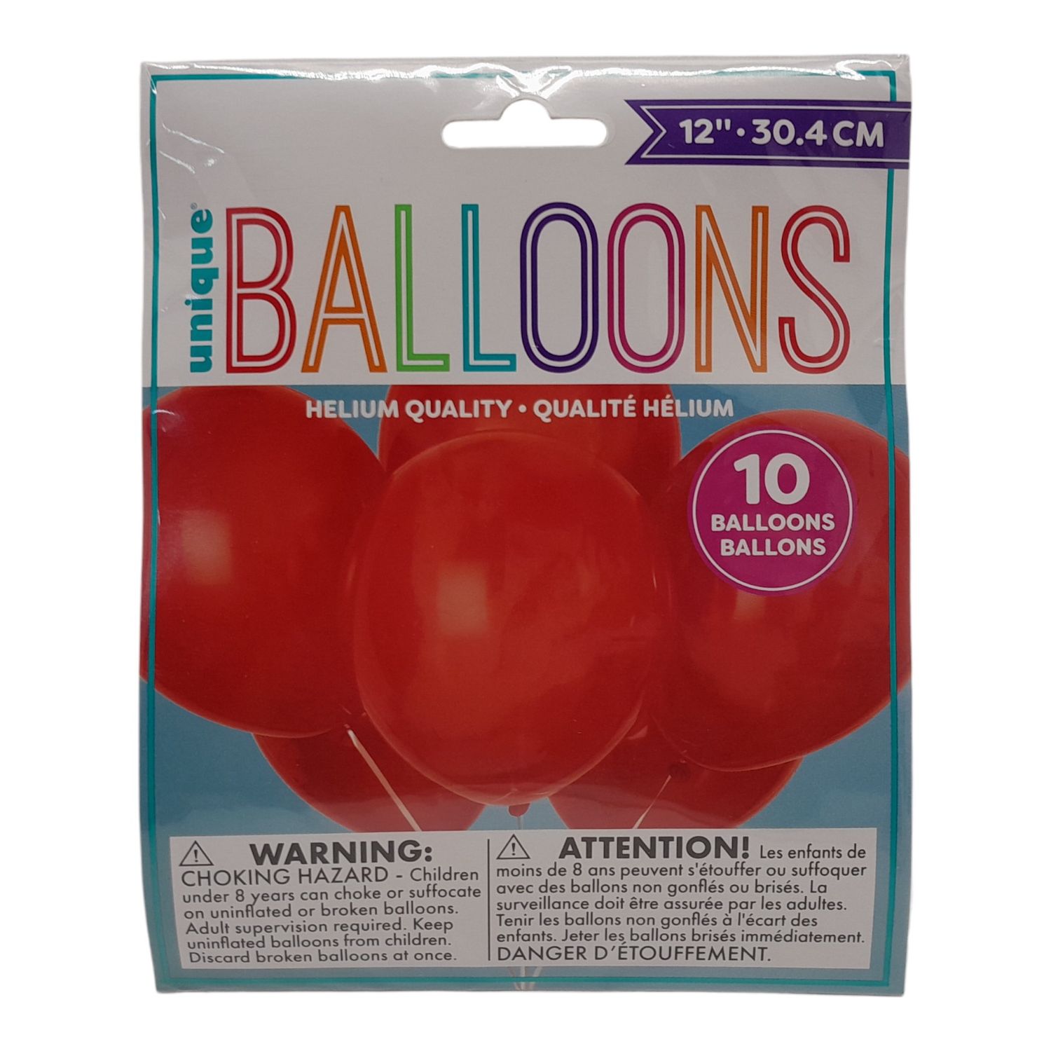 10pc 12&quot; Balloons Red