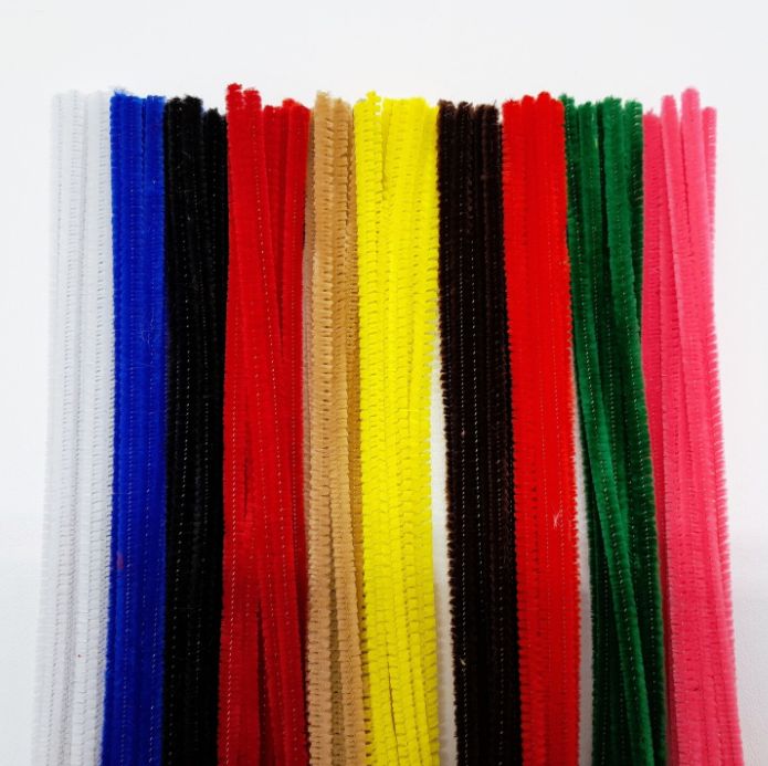 100pc 6mm x 12&quot; Chenille Stem Multi