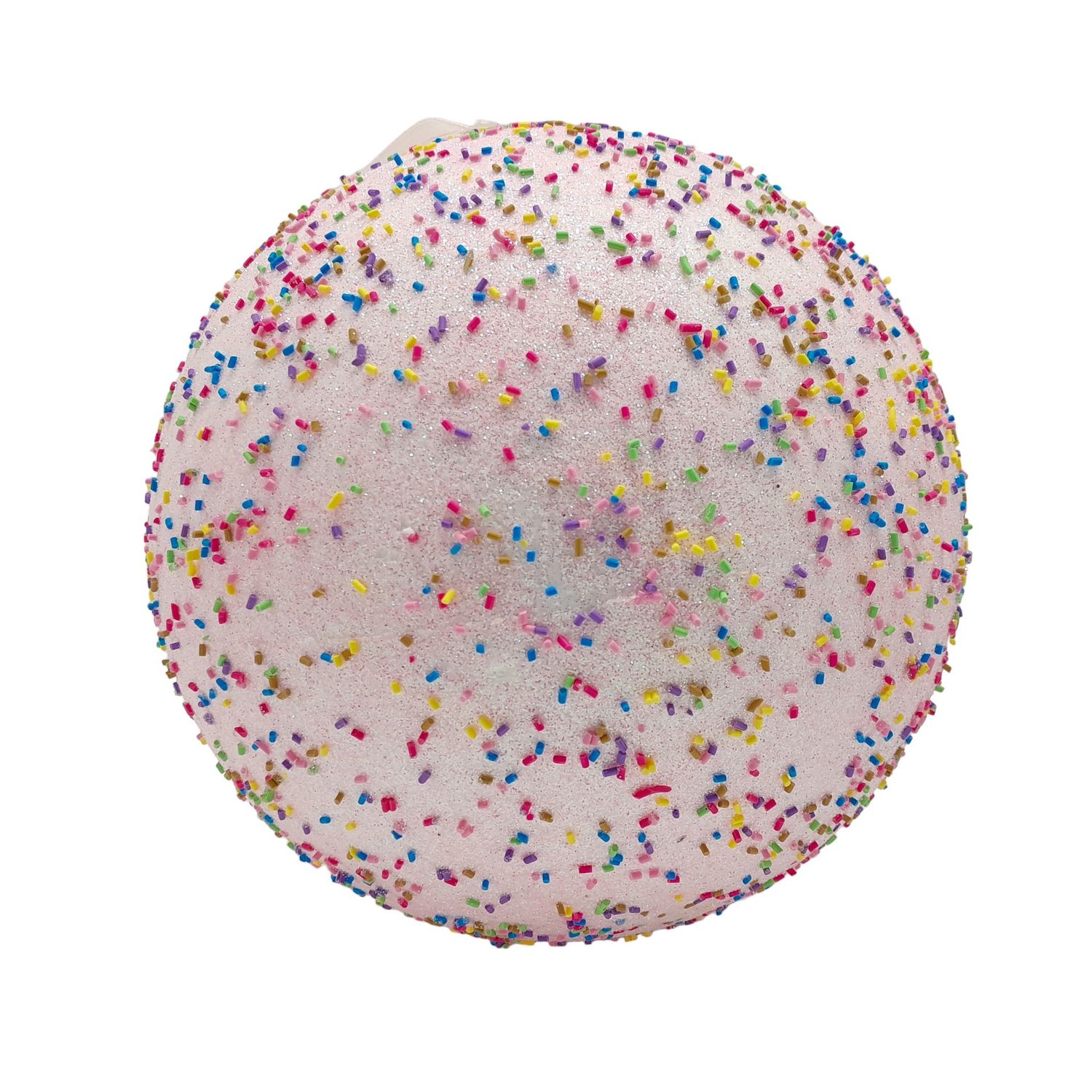 10" Glitter Sprinkle Ornament Pink (Styrofoam)