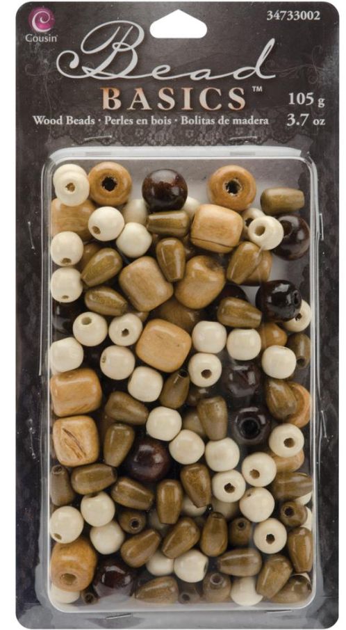 3.7oz Wood Beads
