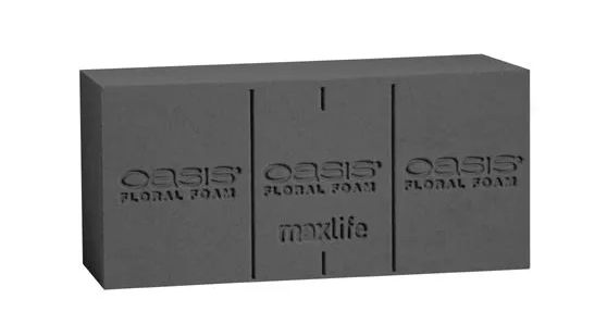 3&quot;x4&quot;x9&quot; Oasis Midnight Floral Foam Standard Brick