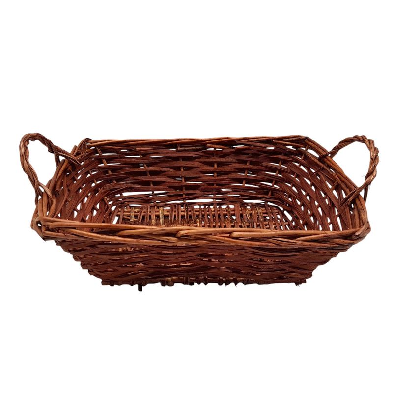 Double Handle Rectangle Basket Dk. Brown (MD) Double Handle Rectangle Basket Dk. Brown (MD)