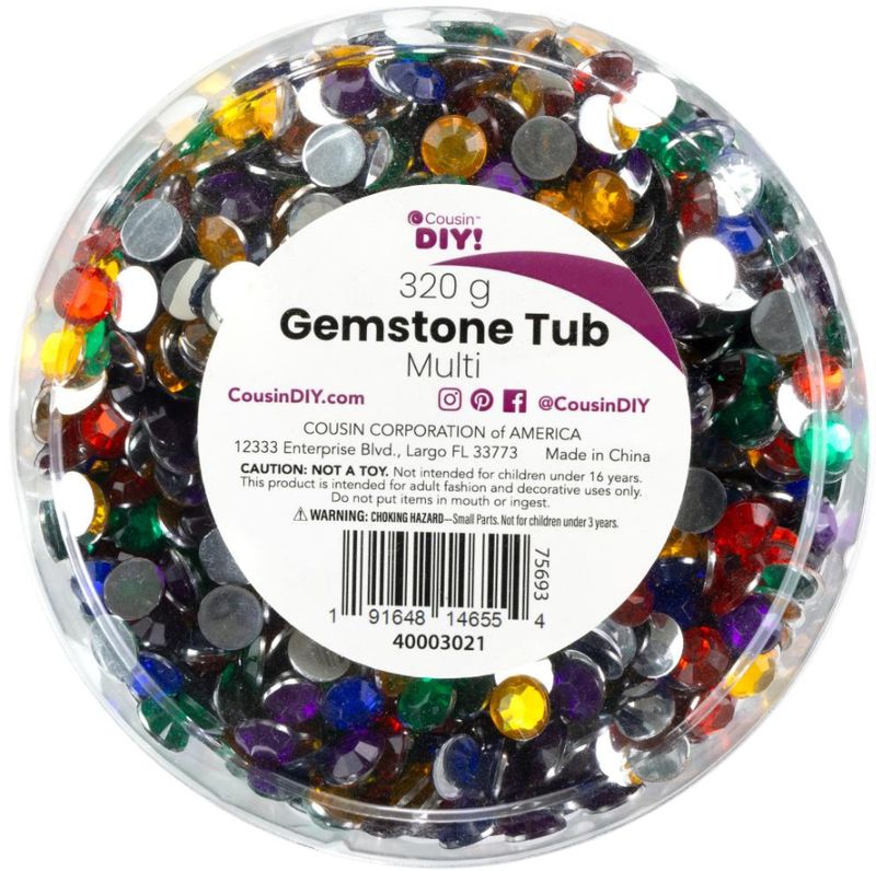 320g 1mm Gemstone Tub Multi