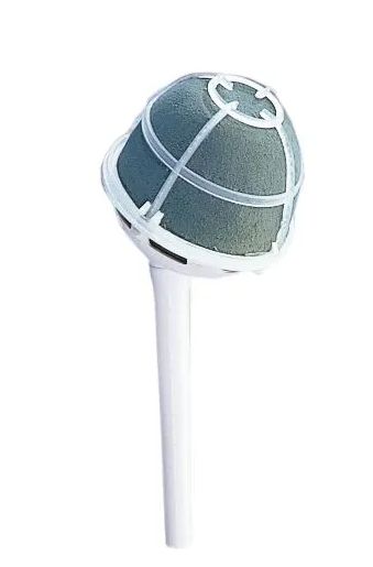7&quot; Wet Foam Bouquet Holder w/Slant White
