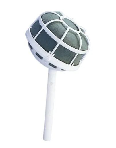 8&quot; Wet Foam Bouquet Holder w/Slant White