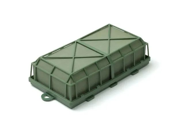 12.5&quot;x6.5&quot;x3.5&quot; Oasis Cage Green