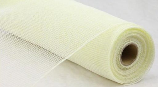 10&quot;x10yd Mesh Cream/White