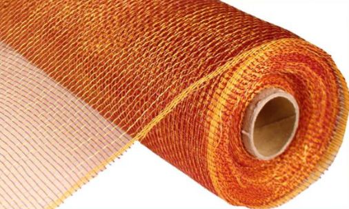 10"x10yd 2 Tone Deco Mesh Burgundy/Gold 10"x10yd 2 Tone Deco Mesh Burgundy/Gold