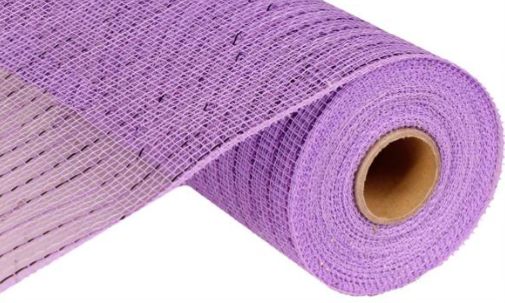10&quot;x10yd Metallic Deco Mesh  Lavender