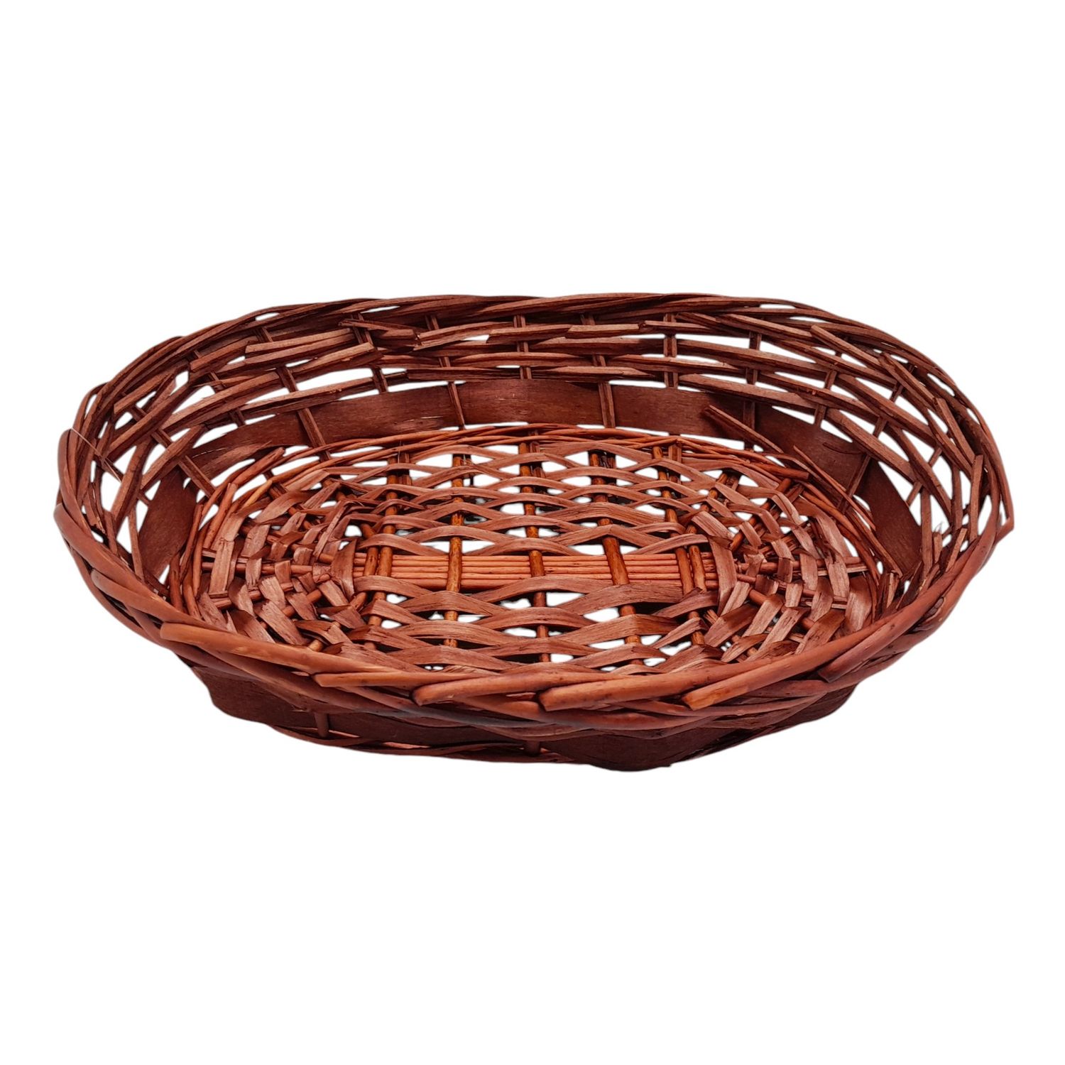 Oval Basket Dark Brown