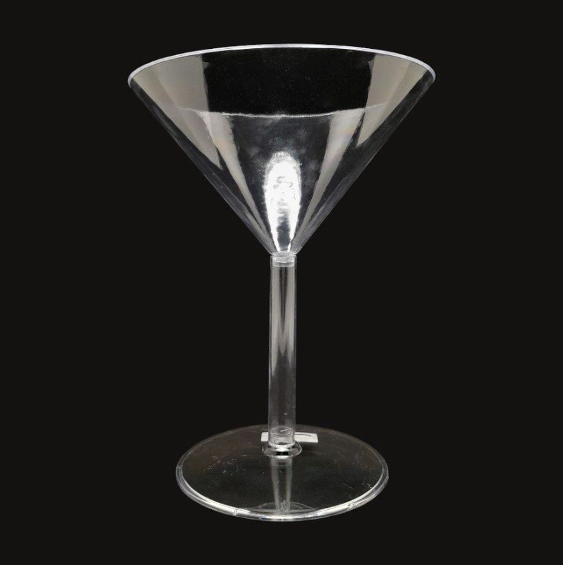 12&quot; Plastic Martini Glass