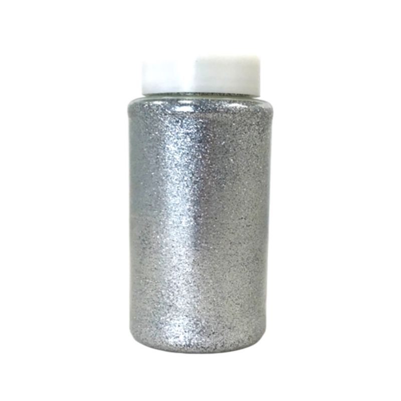 1# 0.4mm Fine Glitter Silver