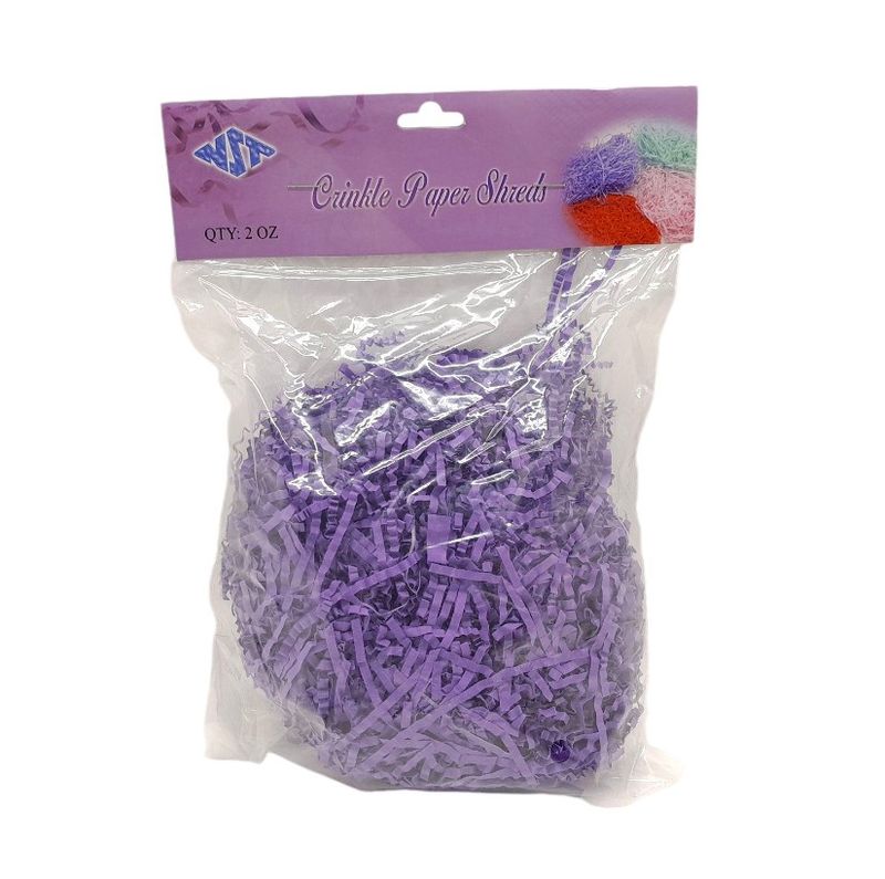 2oz Crinkle Paper Shreds Purple