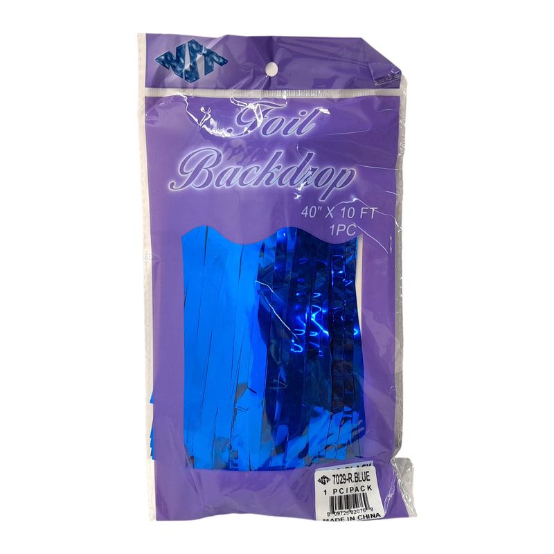 40&quot;x10&#39; Foil Backdrop Royal