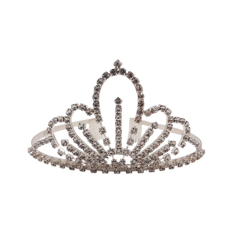 2.25&quot; Rhinestone Tiara Crystal