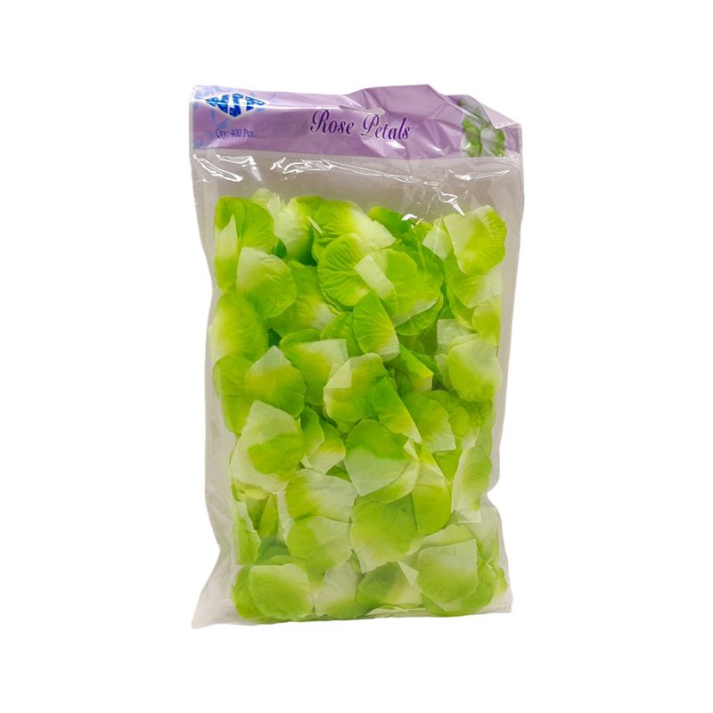 400pc Rose Petals Apple Green