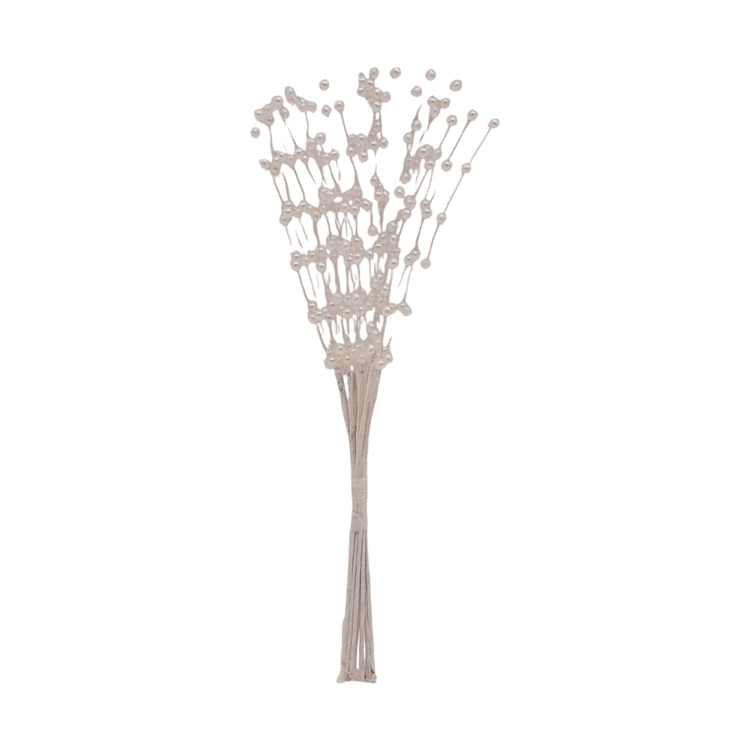 7&quot; Straight Pearl Spray White