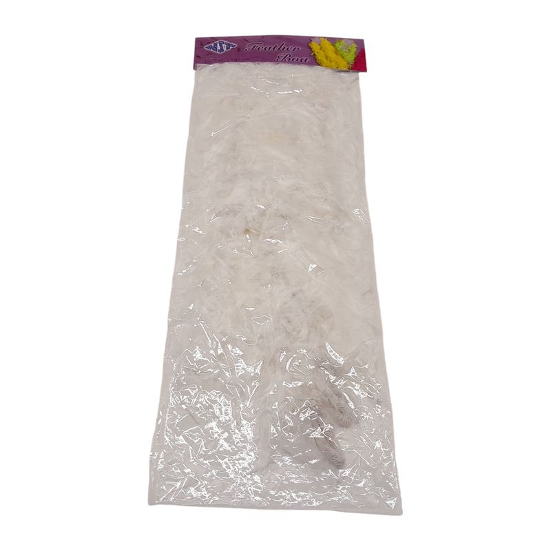2yd 40g Feather Boa White