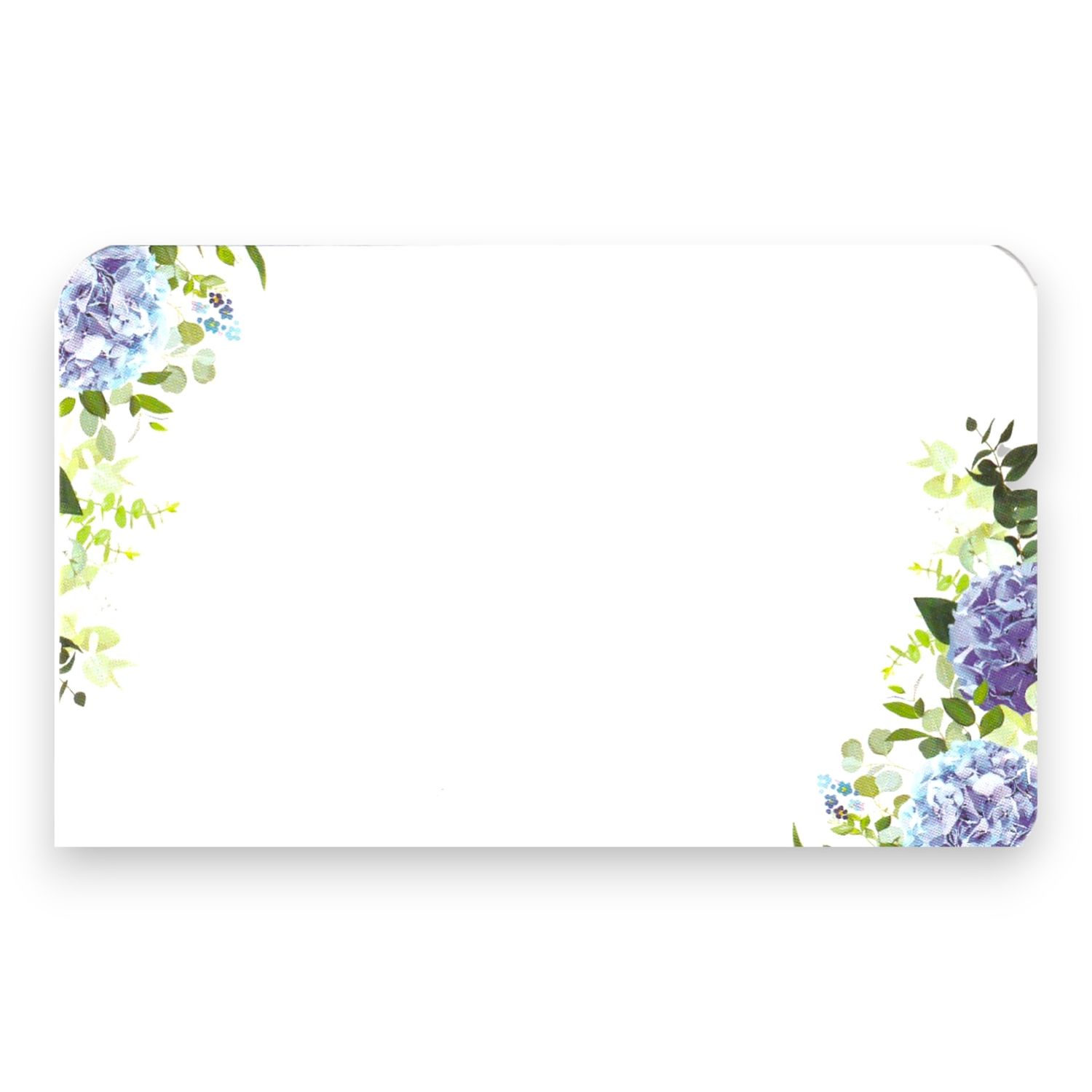 50pc 3.5&quot;x2.25&quot; Enclosure Cards Purple Floral
