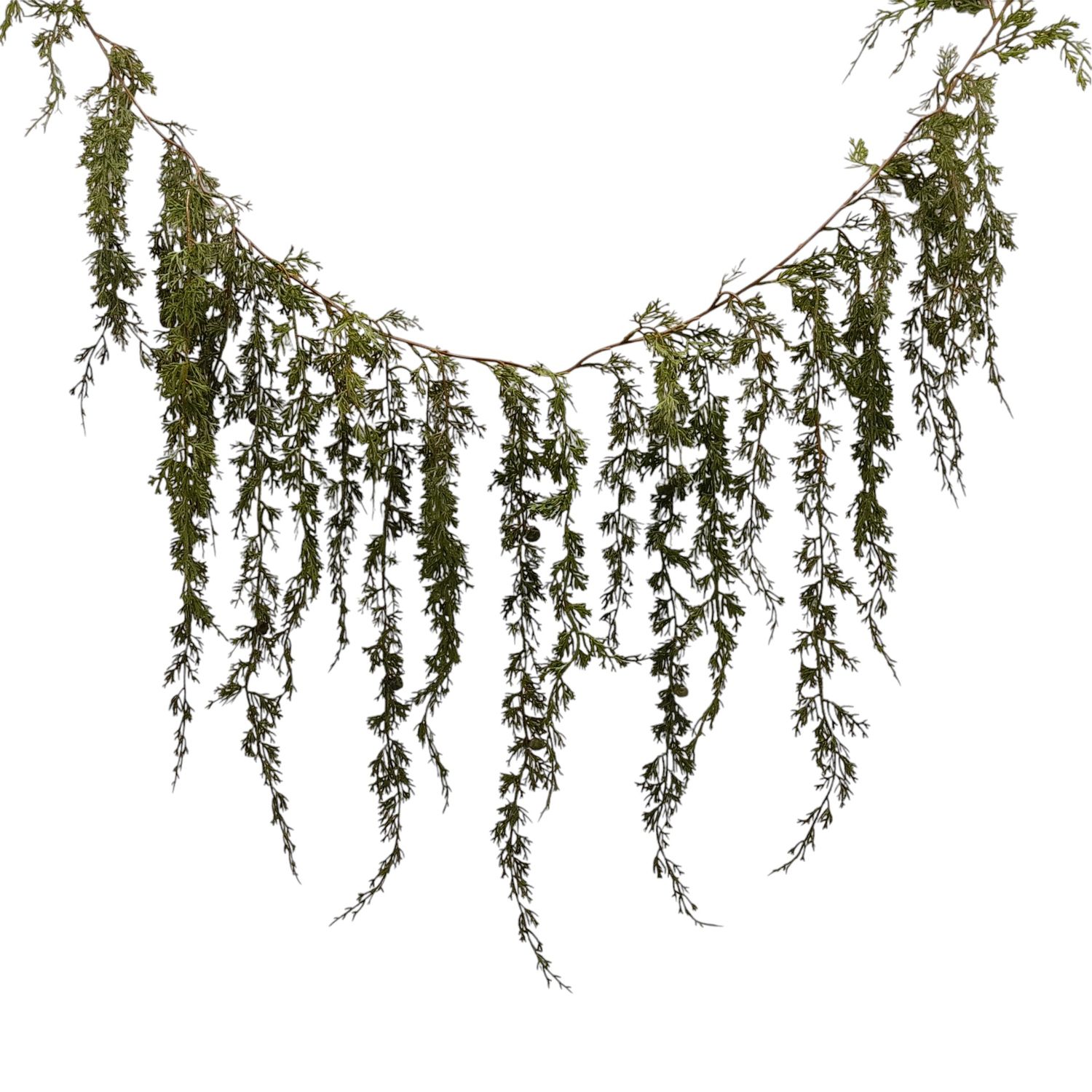 69&quot; Cedar Berry Garland Green